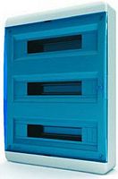 Бокс пластиковый Tekfor ЩРН-П-54 BNS 40-54-1 (535х398х102мм) IP41 синяя дверца картинка 